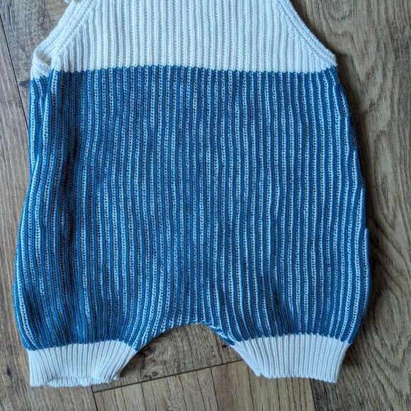 Fin & Vince Field Romper in Ocean - Picture 3 of 3